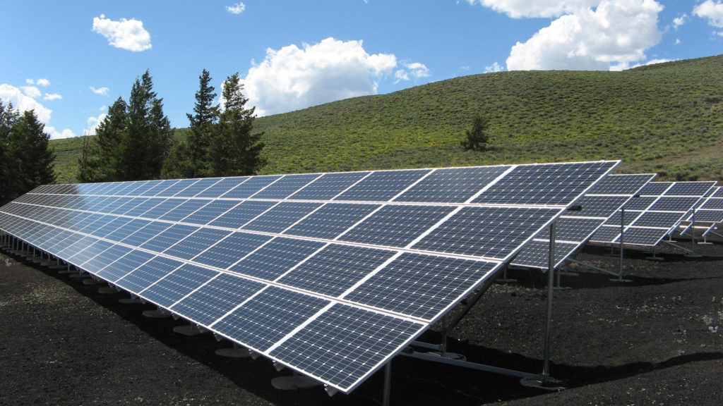 Greenvest LLC Ecosystem Restoration Black and Silver Solar Panels